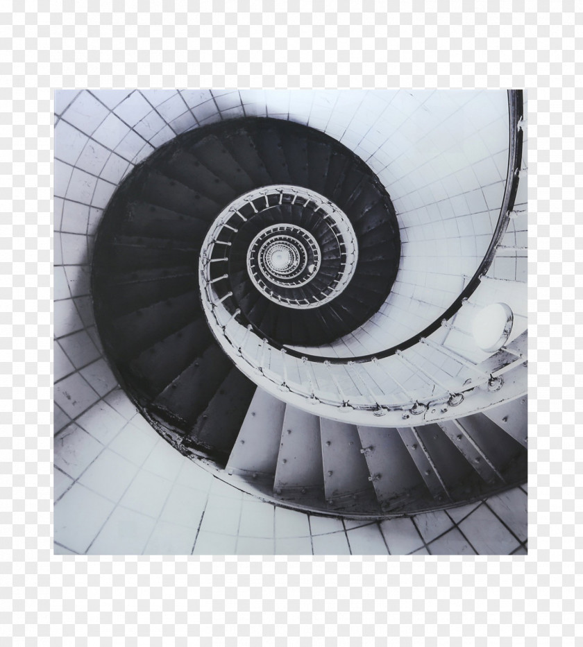 Spiral Staircase Glasbild Glass Art PNG