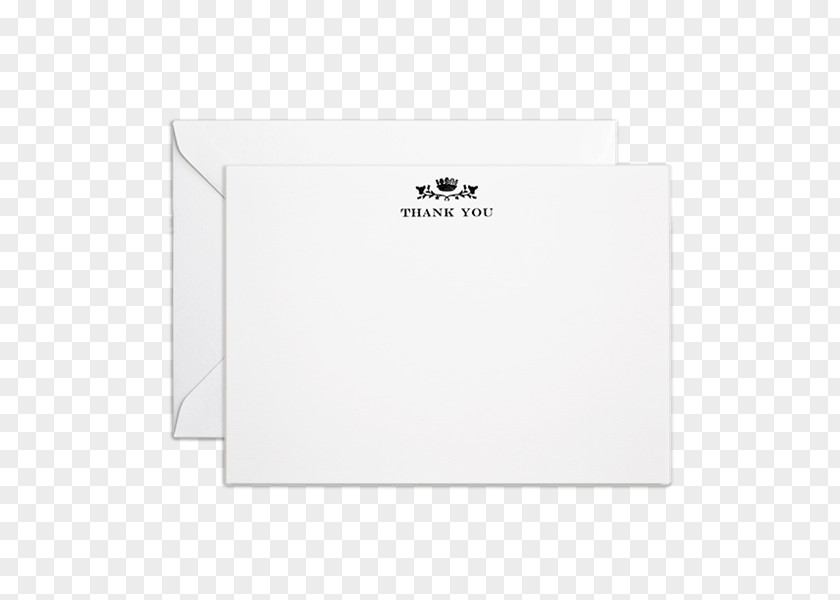 Thank You Card Paper Rectangle Font PNG