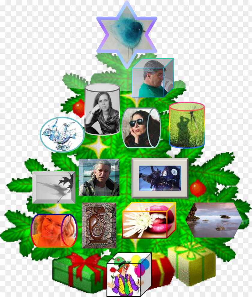 Toy Collage Christmas Organism PNG