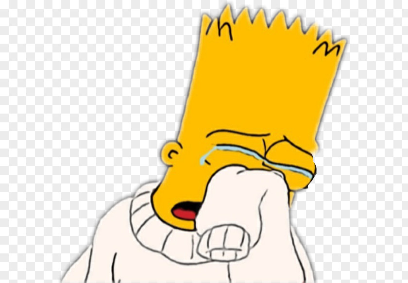 Bart Simpson Sadness Clip Art Image Crying PNG