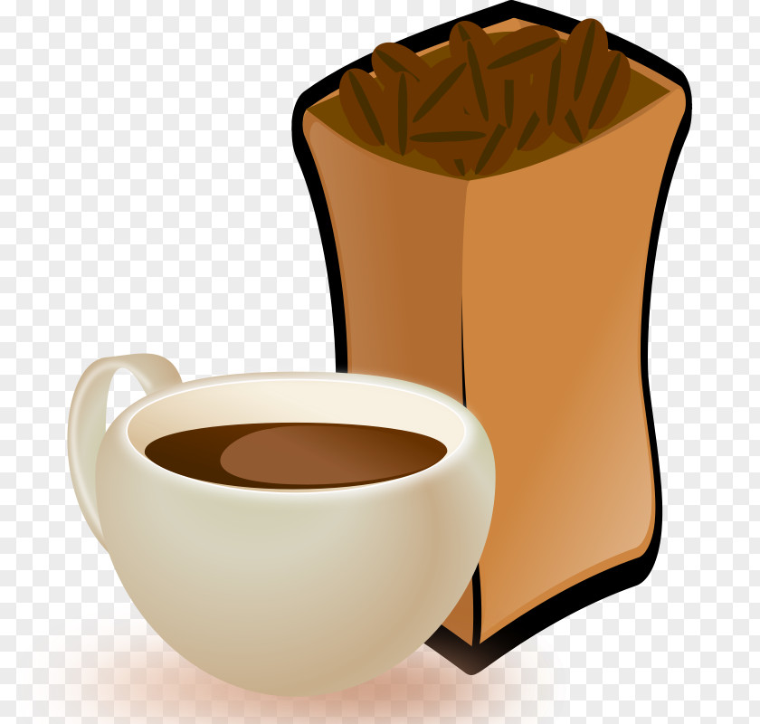 Cup Of Coffee Picture Bean Latte Cafe Clip Art PNG
