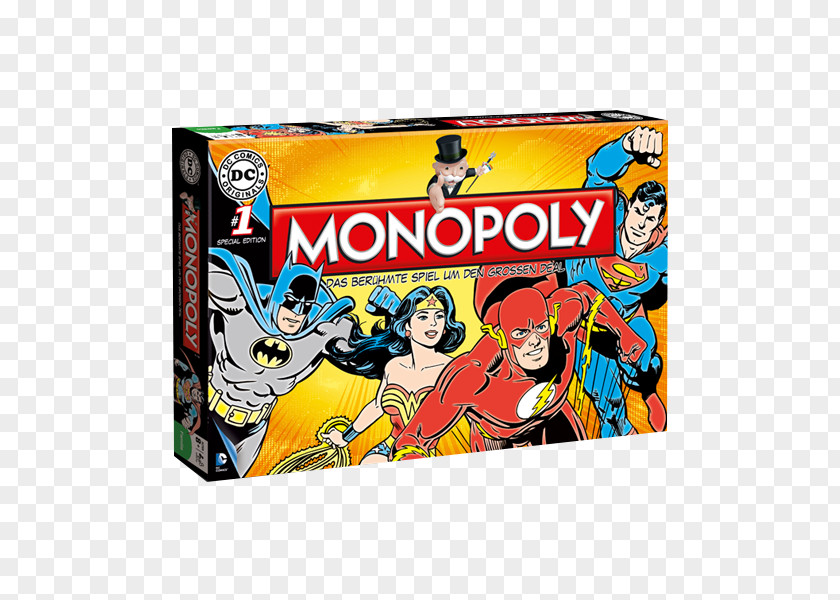 Die Preparation Anti-Monopoly Board Game DC Universe Winning Moves Monopoly PNG