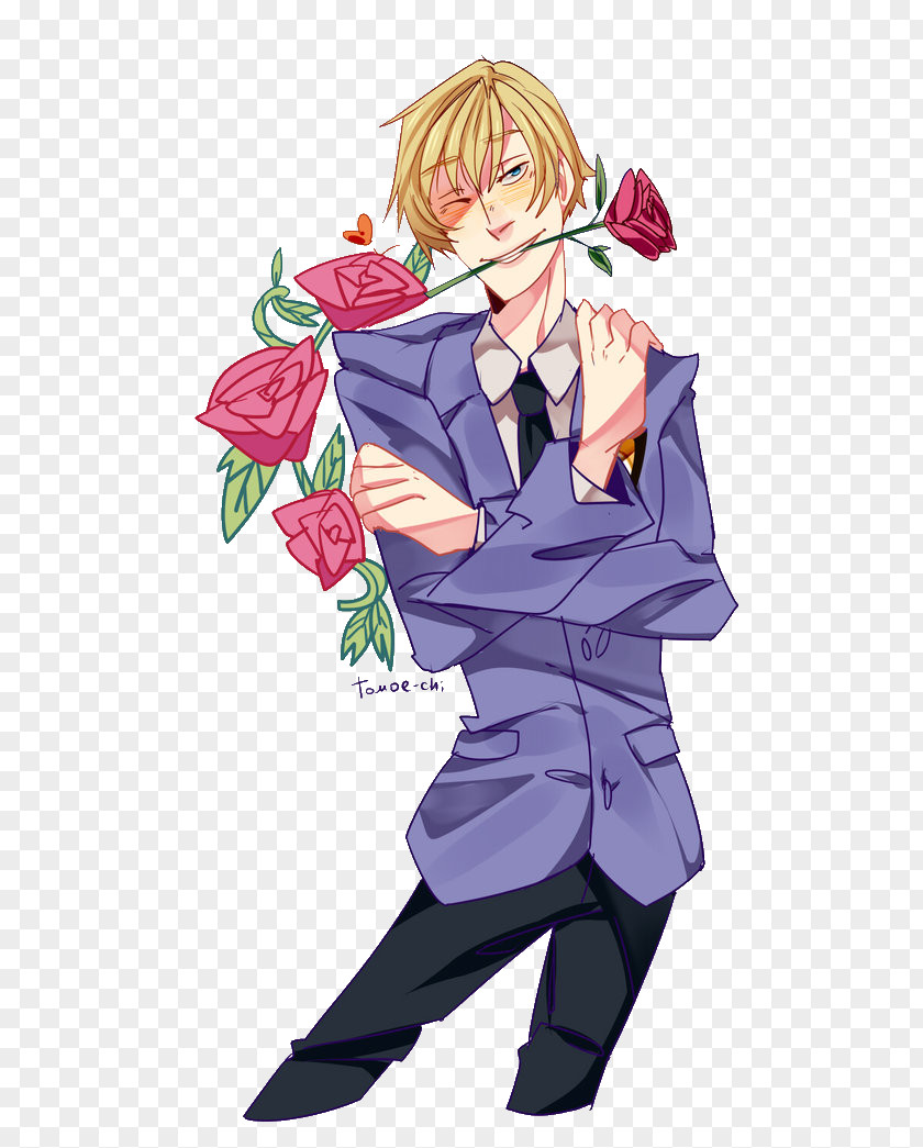 Fan Haruhi Fujioka Ouran High School Host Club Art PNG