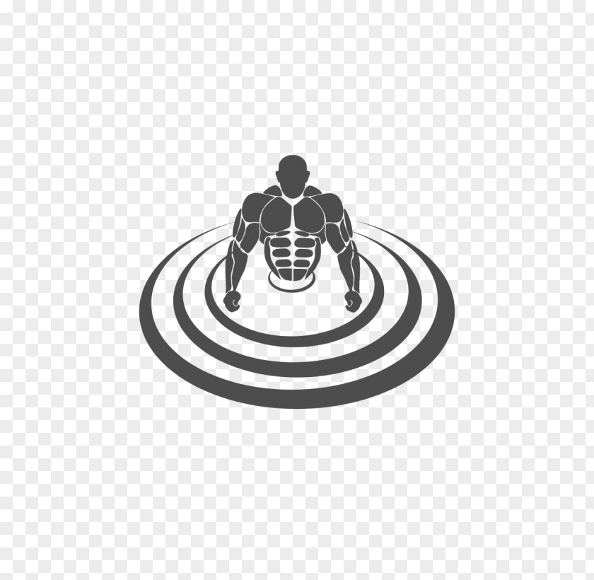 Gym Logo Physical Fitness PNG