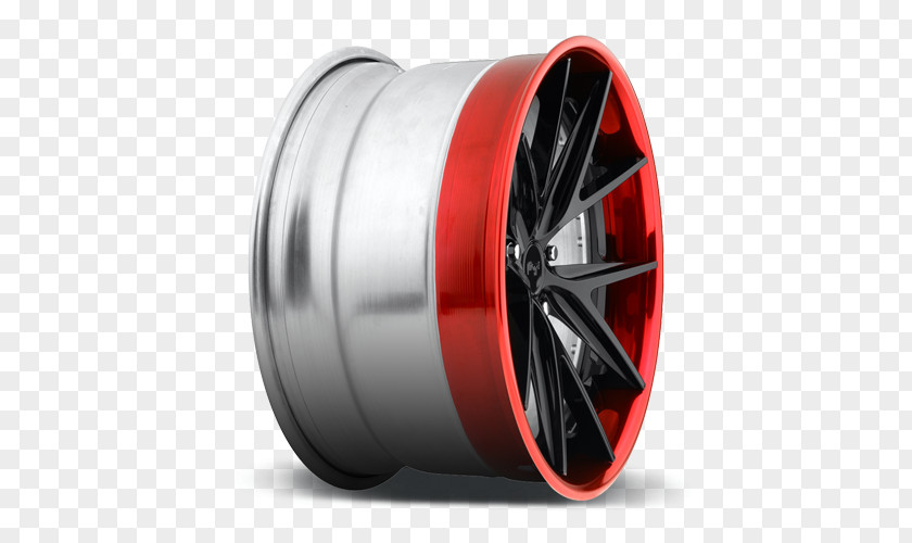 Matte Alloy Wheel Tire Spoke Rim Product Design PNG