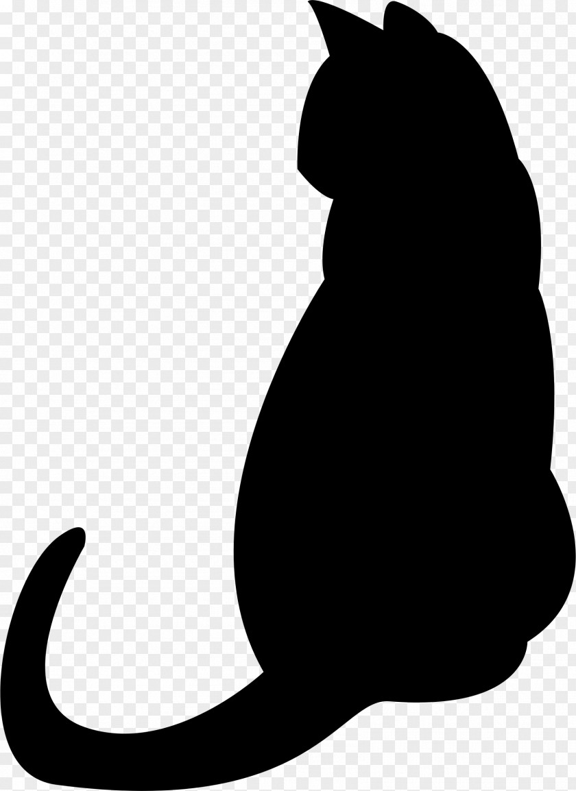 Sillhouette Cat Kitten Felidae Silhouette Clip Art PNG