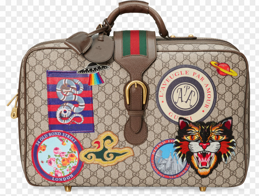 Bag Gucci Baggage Suitcase Handbag PNG