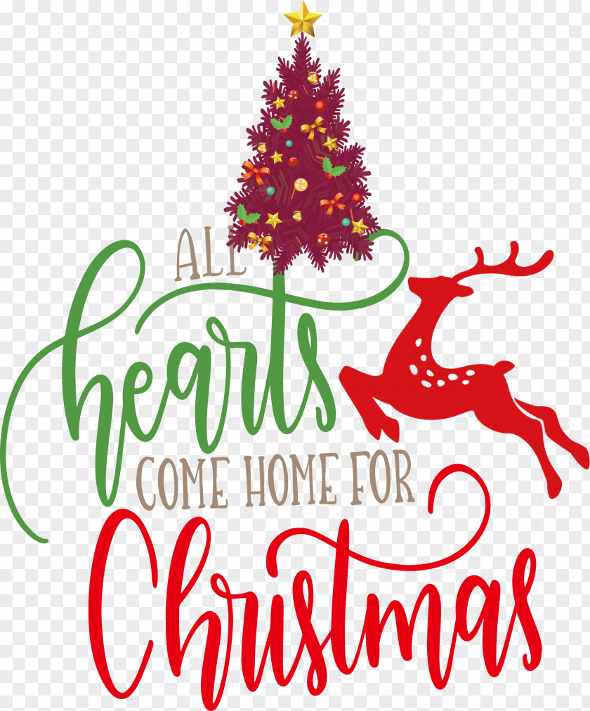 Christmas Hearts Xmas PNG