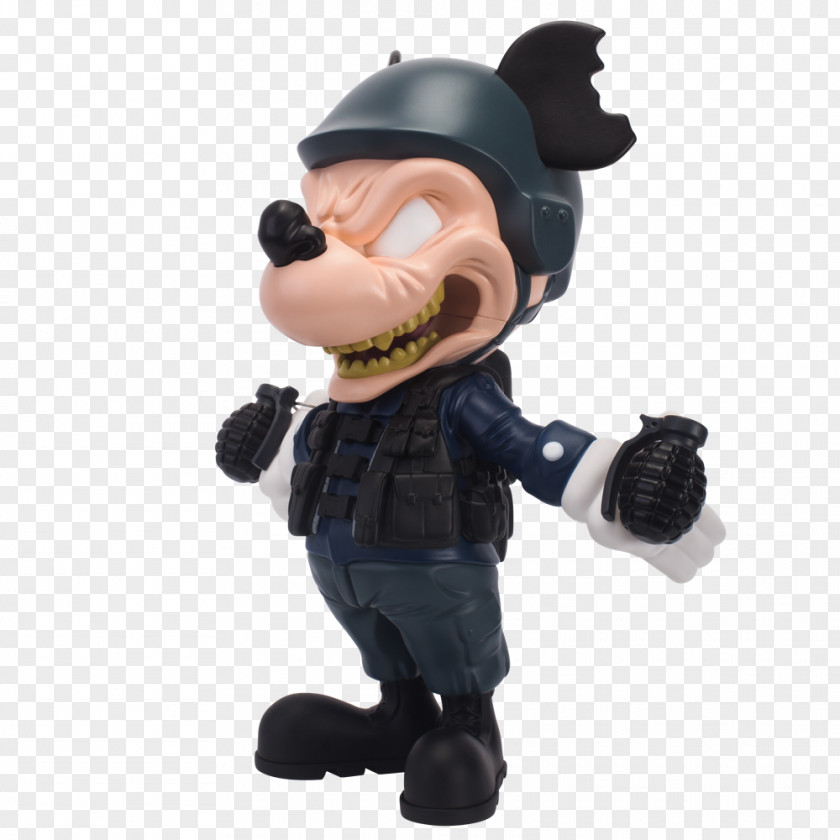 Computer Mouse Mighty Jaxx Figurine Eye Shut Island Collectable PNG