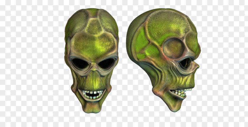 Dark Green Skeleton Material Free To Pull Death Skull PNG