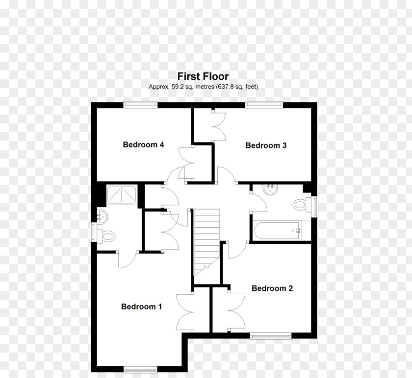 House Mannleys Sales & Lettings Union Road Floor Plan Bedroom PNG