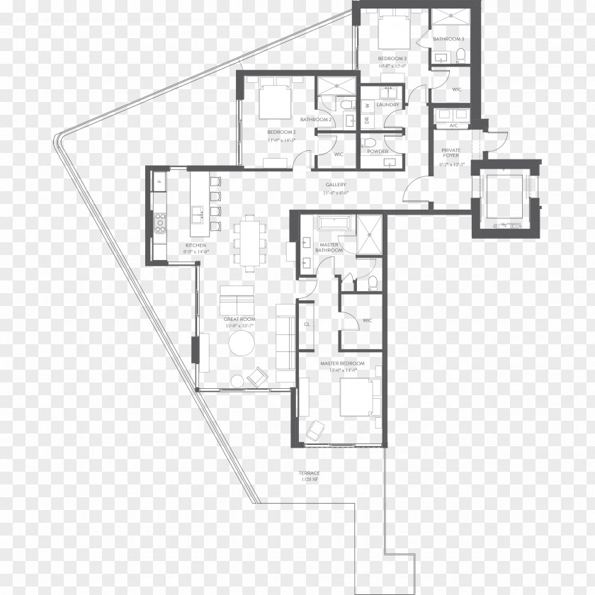Real Estate Floor Plan Architecture House Building PNG