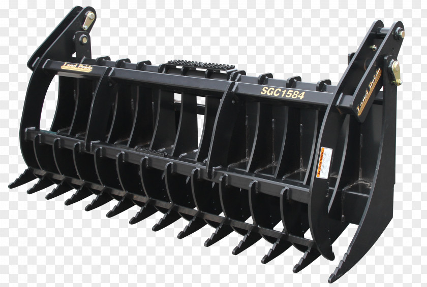 Tractor Grapple Skid-steer Loader Rake Heavy Machinery PNG