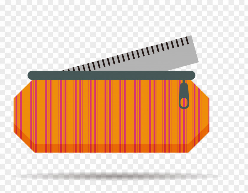 Vertical Stripes Pencil Case PNG