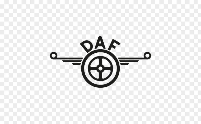 Classical Vector DAF Trucks Car Logo Sticker PNG