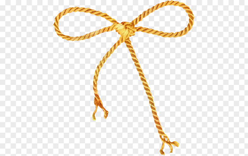 Jewellery Yellow Rope PNG