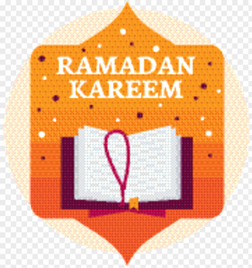 Orange Culture Ramadan Background PNG