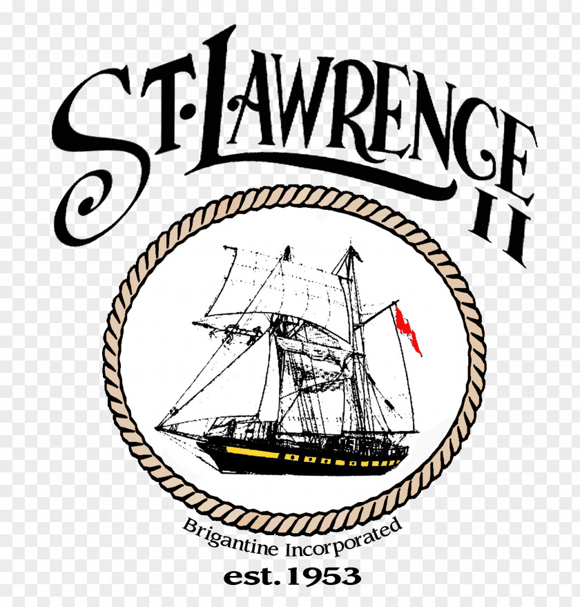 St. Lawrence II Caravel Kingston Logo Brigantine PNG