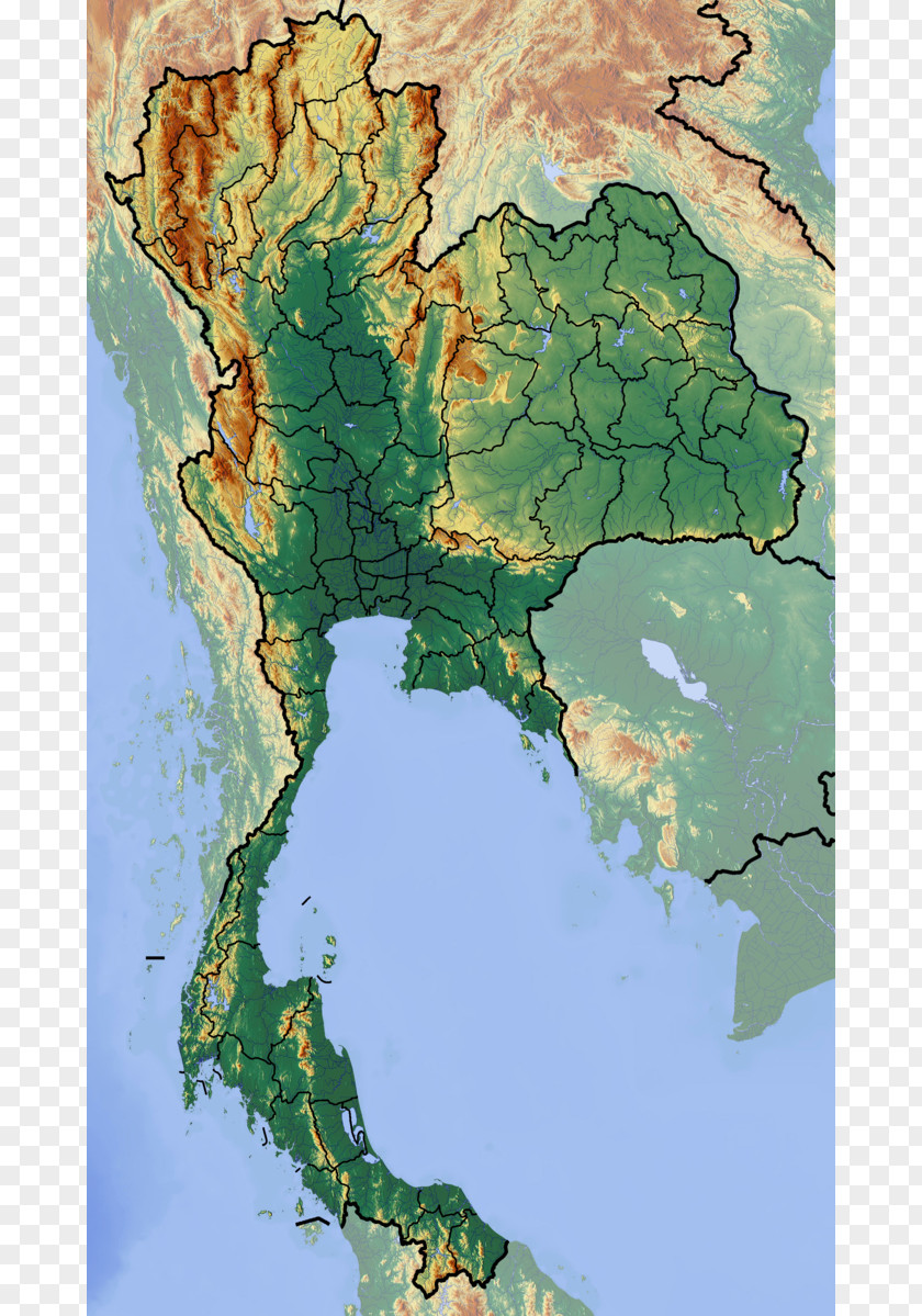 Thailand Sirinat National Park Laos Spirit Cave, Map Terrain Cartography PNG