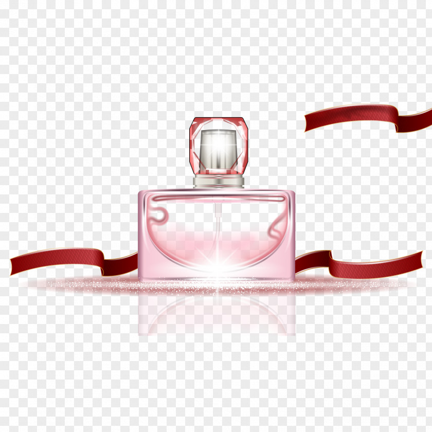 Vector Pink Perfume Aroma Compound PNG