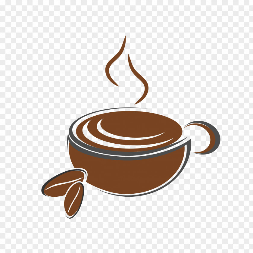 Vectors Coffee Cappuccino Ristretto Cafe Logo PNG