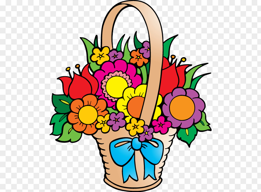 Flower Floral Design Cut Flowers Basket Petal PNG