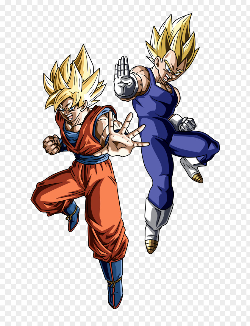 Goku Vegeta Majin Buu Super Saiyan DeviantArt PNG