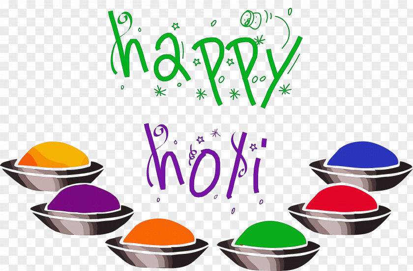 Happy Holi Colorful PNG