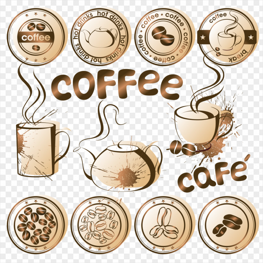 Coffee Vector Material Cup Tea Doppio Espresso PNG