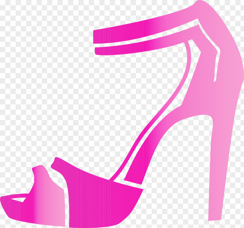 Footwear High Heels Pink Magenta Shoe PNG