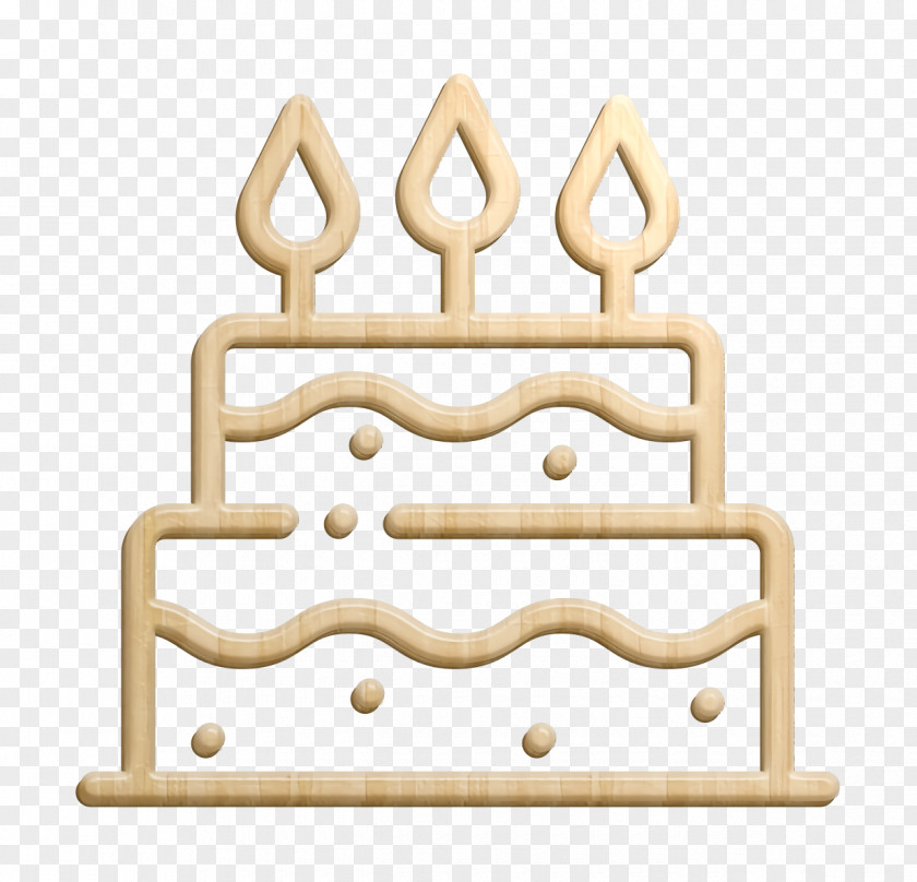 Metal Rectangle Cake Icon Birthday PNG