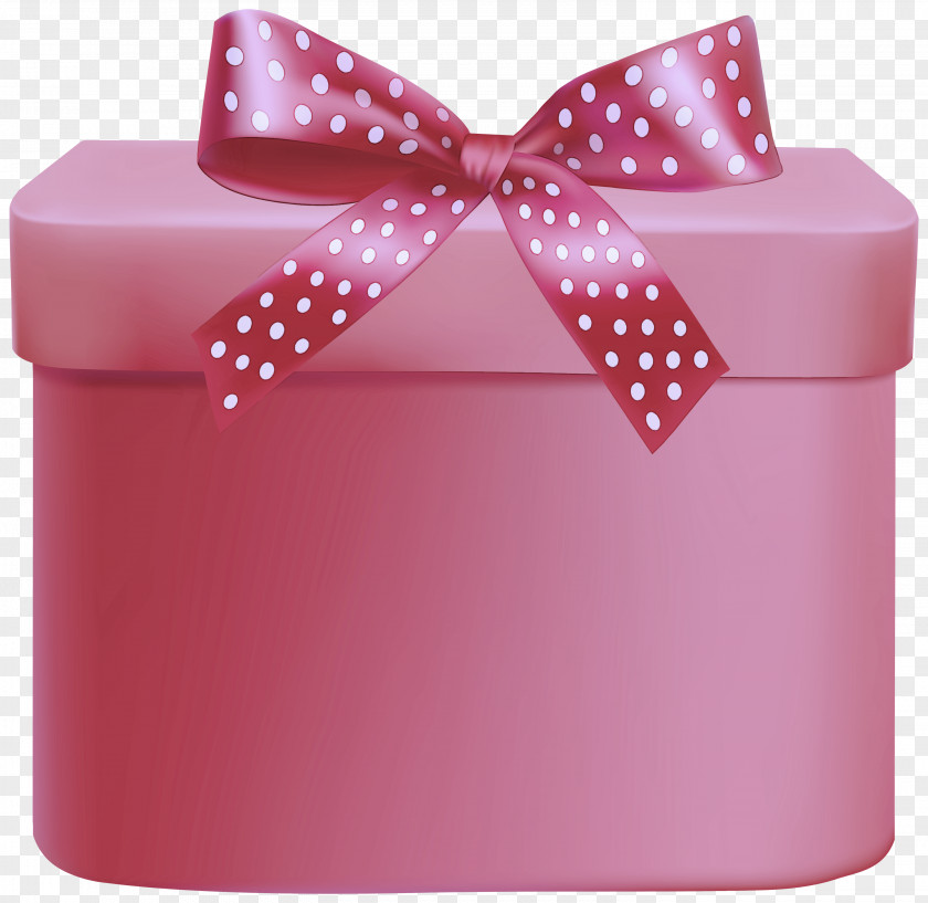 Pink Lid Ribbon Present Magenta PNG