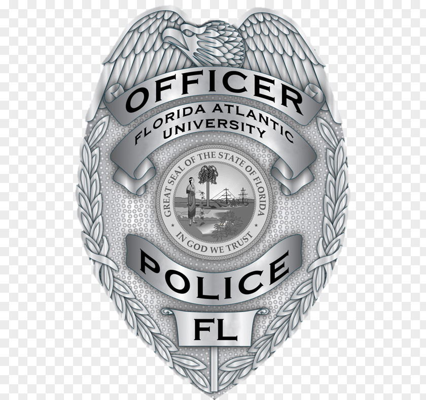 Police FAU Department Badge Officer Campus PNG