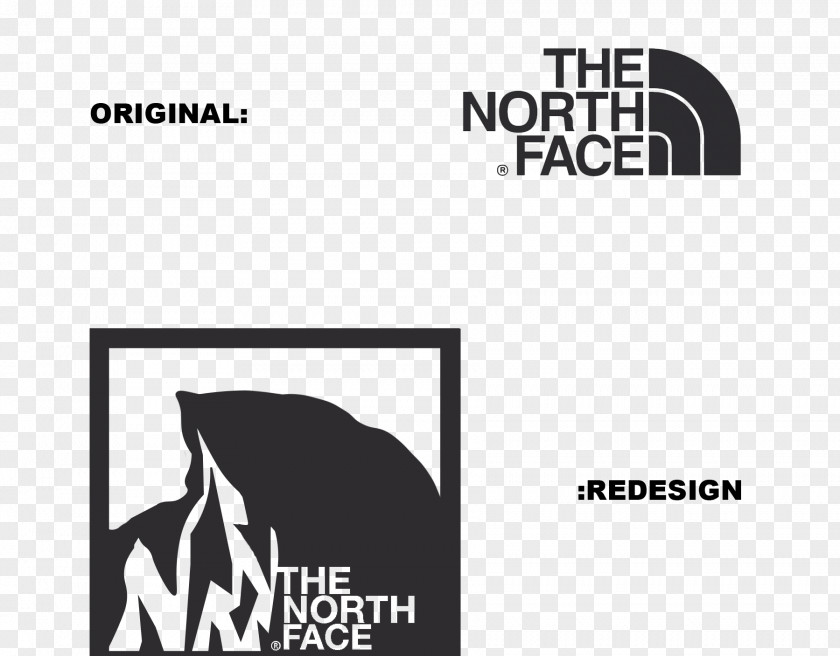 The North Face ブーティー Brand Design Logo PNG