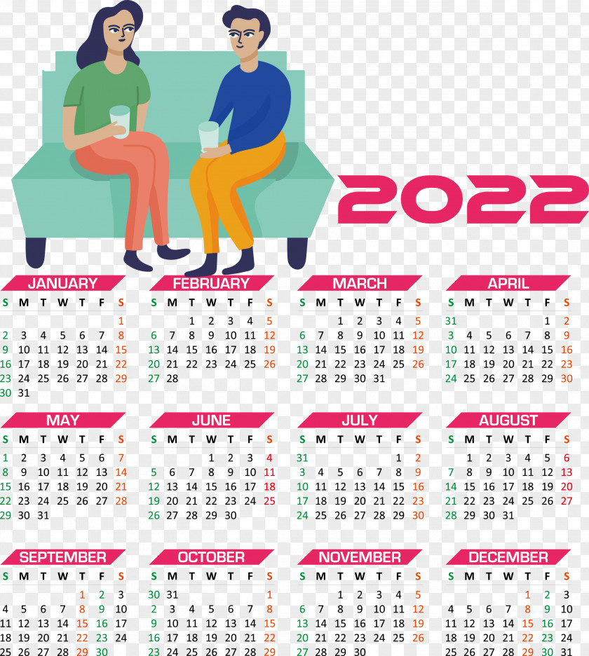 2022 Calendar Year 2022 Calendar Yearly 2022 Calendar PNG