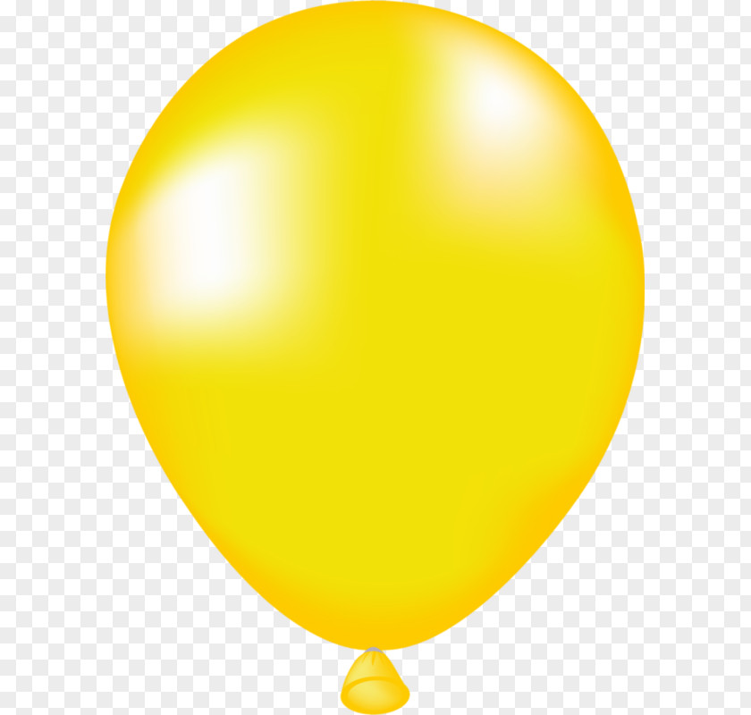 Balloon Toy Yellow Mylar Color PNG
