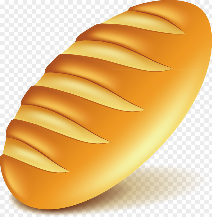 Decorative Toast Vector White Bread Bakery Loaf PNG