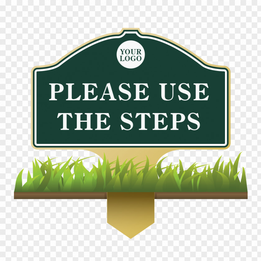 Golf Sign Logo Divot Label PNG