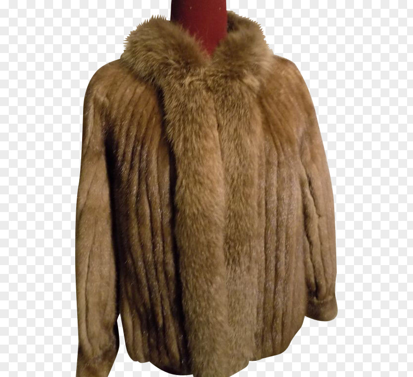 Jacket Fur Mink Nerzfell Coat PNG