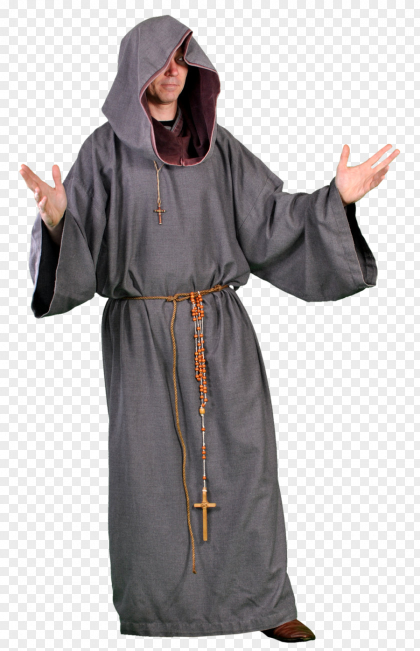 Monk Middle Ages Costume Monastery Art PNG