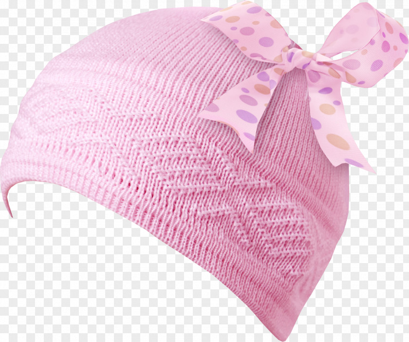 Pink Child Hat Bonnet PNG