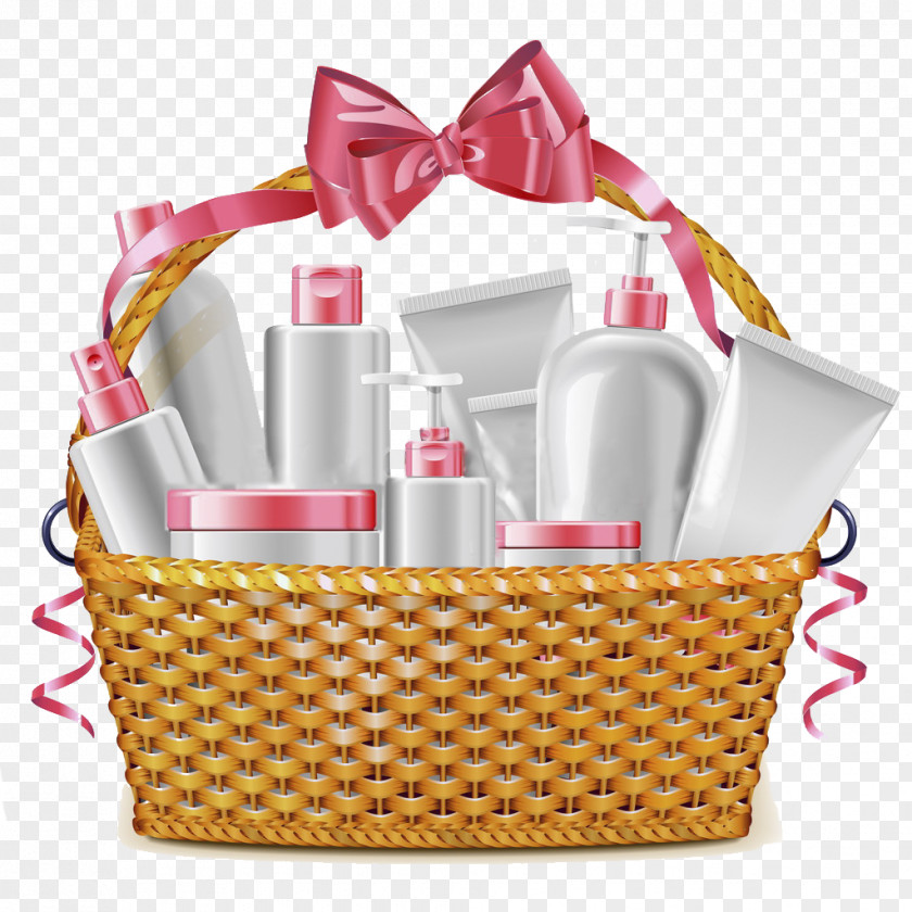 Raffle Cosmetics Food Gift Baskets Clip Art PNG