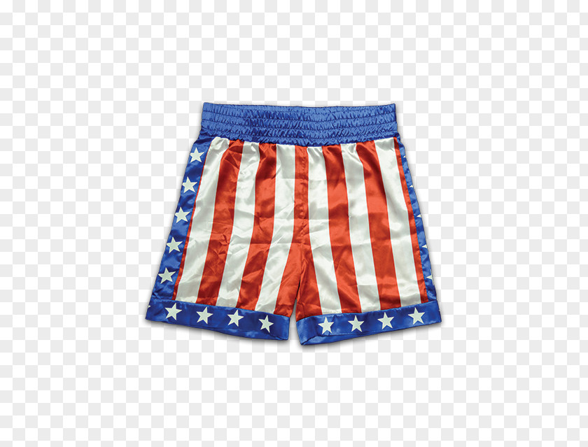 Trunk Flagged Apollo Creed Rocky Balboa Clubber Lang Boxing Trunks PNG