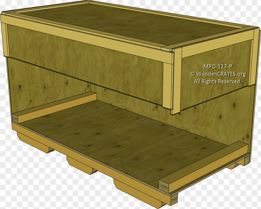 Wood Crate Rectangle PNG