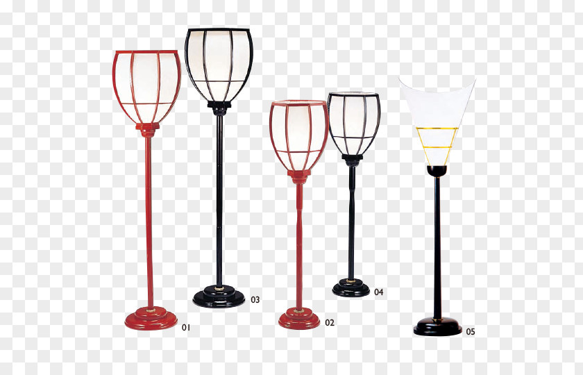 Japan Andon Wine Glass Lantern Lamp PNG