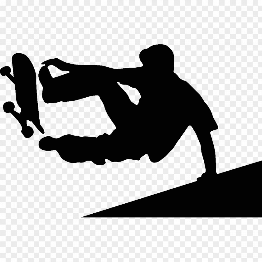 Skater Silhouette Parkour Freerunning Flip Desktop Wallpaper PNG