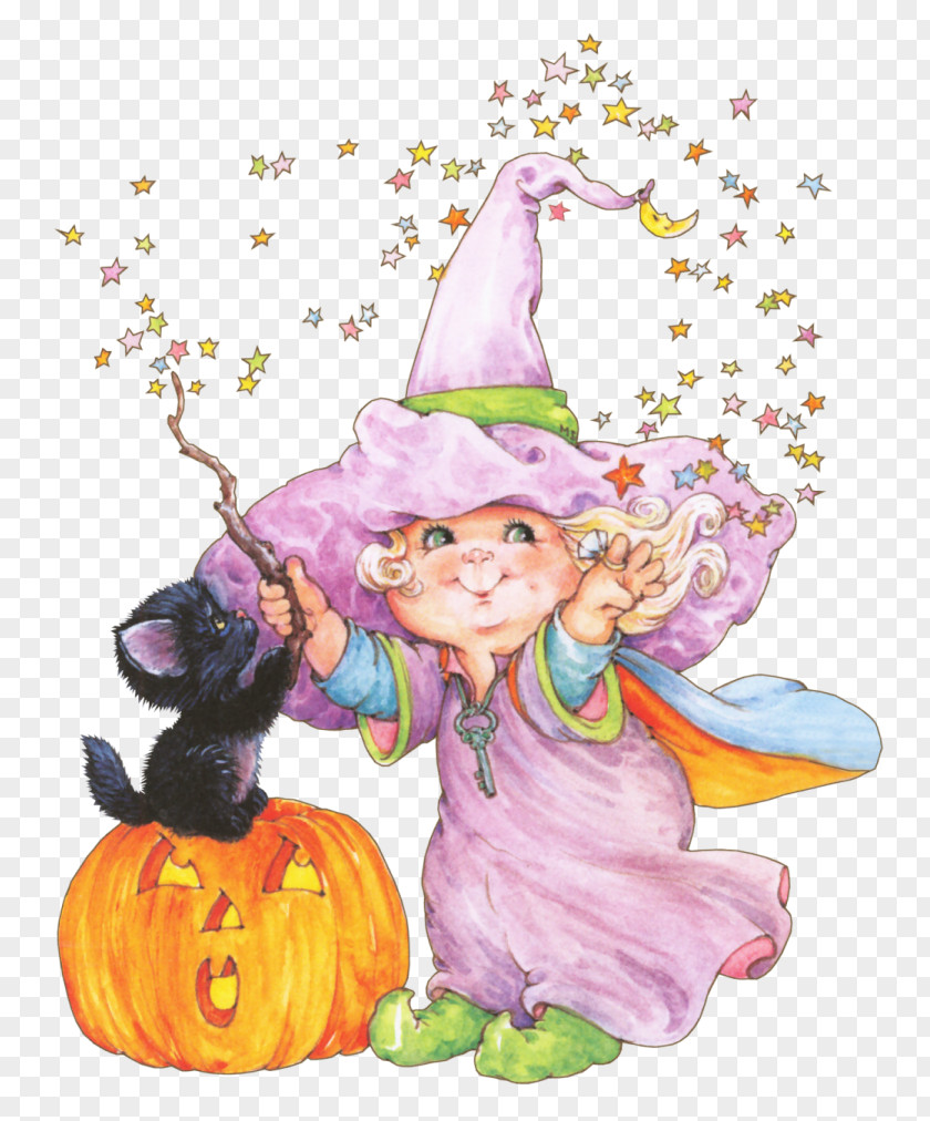 Halloween Cards Fairy Flower PNG