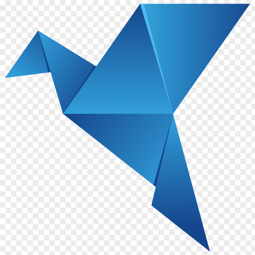 Origami Bird Logo Photography PNG
