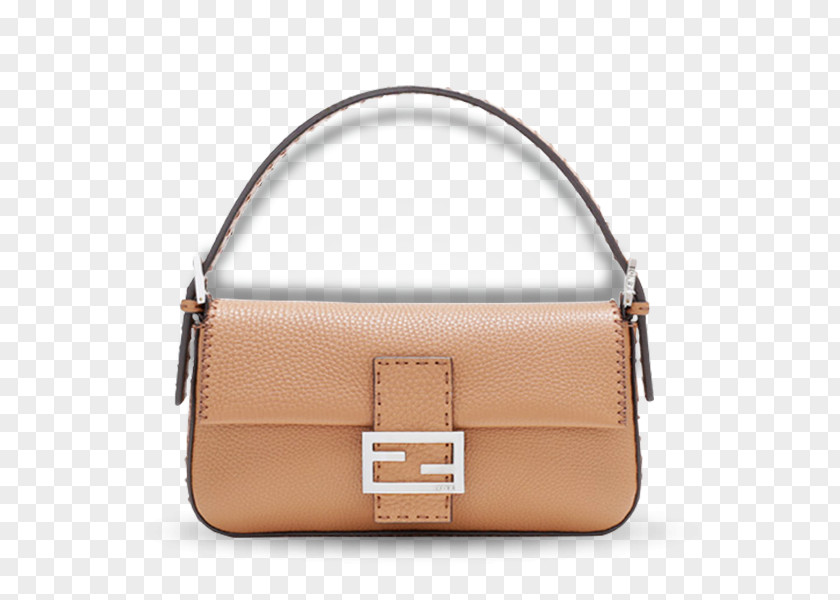 Bag Handbag Leather Baguette Fendi PNG