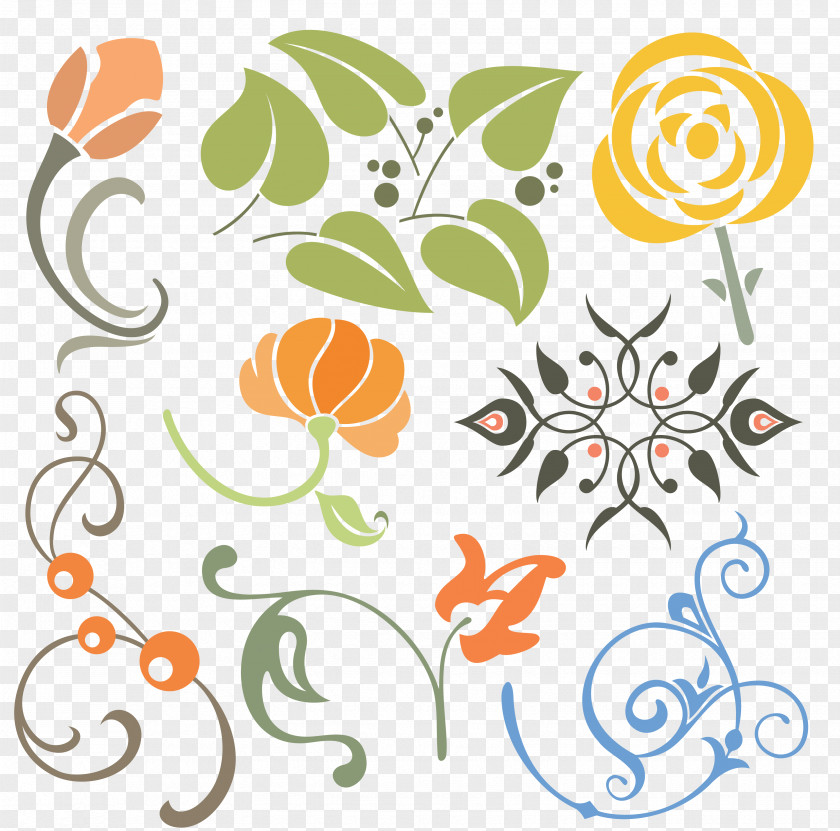 Pattern Flower Floral Design Drawing PNG